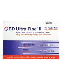Agulha Bd P/can Ins 5mm Mini C/1uni