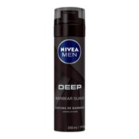 Espuma Barb Nivea Deep Suave 200ml