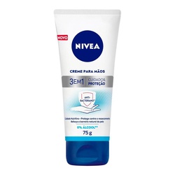 Creme Nivea P Maos 3 Em 1 Acao Antibac 75g