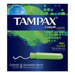 Absorvente Tampax Compak Super C/08un