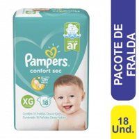 Fralda Pampers Confortsec Xg
