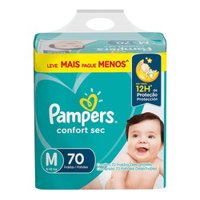Fralda Pampers Confortsec Super M/70un