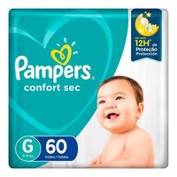 Fralda Pampers Confortsec Super G 60un