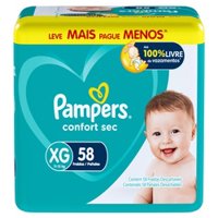 Fralda Pampers Confortsec Xg 58un