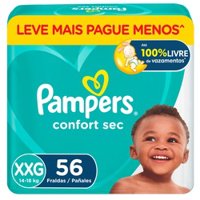 Fralda Pampers Confortsec Xxg 56un