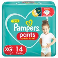 Fr Pampers Pants Jumbo  Xg 14un