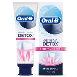 Creme Dental Oral B Detox Deep Clean 102g Sens Car
