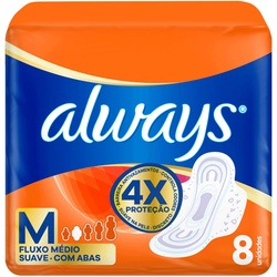 Absorvente Always Max Protecao Sve C/abas C/8un
