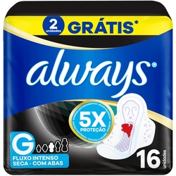 Absorvente Always Noturno L16p14 Seca
