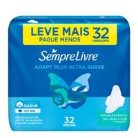 Absorvente S Livre Adapt Plus Suave C/ab C/32