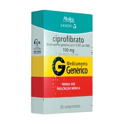 Ciprofibrato 100mg C/30 Cprs  Medley