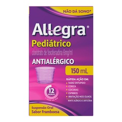 Allegra Pediatrico 6mg Ped 150ml Cup