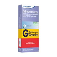Hidroclorotiazida 25mg C/30 Medley