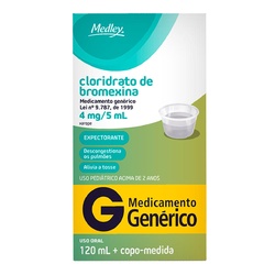 Cloridrato De  Bromexina Xpe Inf Med-generico 120ml