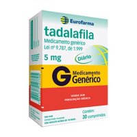 Tadalafila 5mg C/30cpr Eurofarma