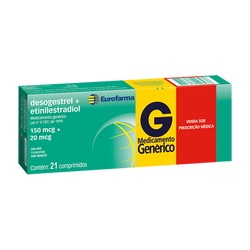 Desogestrel+etinelest 20mcg 21 Comp