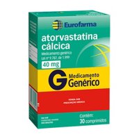Atorvastatina Calcica 40mg C/30 Cps Euro