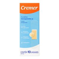 Curativo Cremercare Transp C/10 Unid