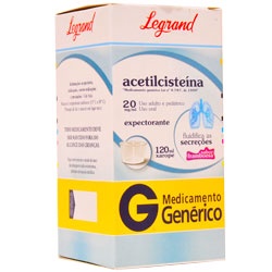 Acetilcisteina Xarope Infantil 120ml Legrand