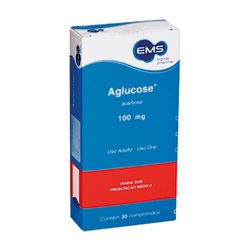 Aglucose Acarbose 100mg 30 Comp. Ems