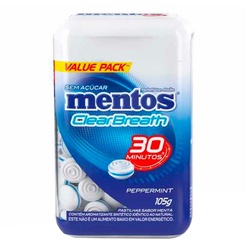 Past Mentos Clear Breath Perppermint 105g