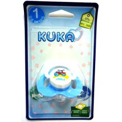 Chupeta Kuka Dec Plus Sil Red Azul N1