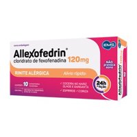 Allexofedrin 120mg C/ 10cprs Ems