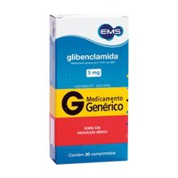 Glibenclamida 5mg C/30 Ems