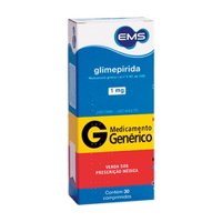 Glimepirida 1mg C/30comp