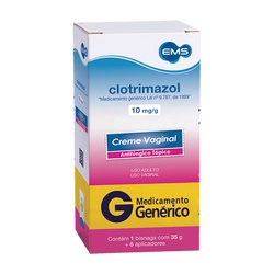 Clotrimazol 10mg Creme Vag Bg 35g+6aplic