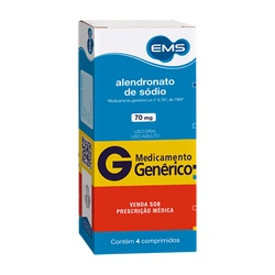 Alendronato De Sodio 70mg C/4cprs Ems