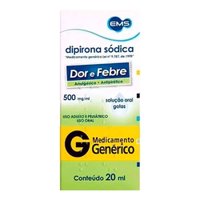 Dipirona Gts 20ml Gener Ems