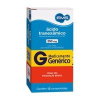 Acido Tranexamico 250mg C/ 12comp Ems