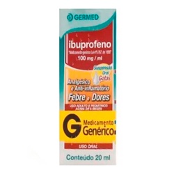 Ibuprofeno 100mg Gts 20ml Germed