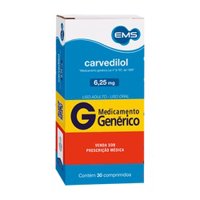 Carvedilol 6,25 Mg C/30 Cprs Ems