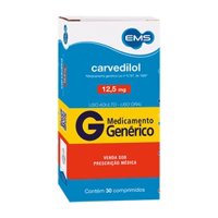 Carvedilol 12,5mg C/30cprs Ems