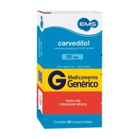 Carvedilol 25mg C/30cprs Ems