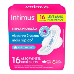 Absorvente Int Gel Normal Suave C/abas C/16