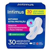 Absorvente Int Gel Noturno Seca C/abas C/30