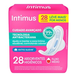 Absorvente Int Gel Ultrafino Antibac C/28un