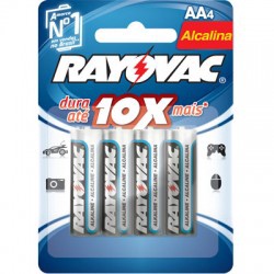Pilha Rayovac Aa C/4un