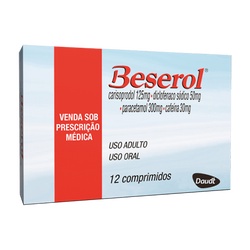 Beserol 300mg+125mg+50mg+30mg C/12 Cpr