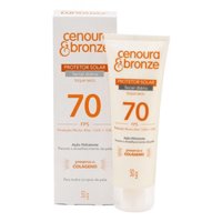 Protetor Sol Cenoura_bronze Fps70 Facial