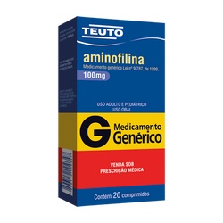 Aminofilina 100mg C/20 Cprs Teuto