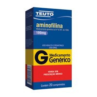 Aminofilina 100mg C/20 Cprs Teuto