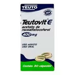 Teutovit E 400mg C/30 Caps Teuto