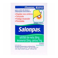 Emplastro Salonpas Pequeno 4 Unds