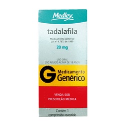 Tadalafila 20mg C/1 Medley