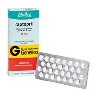Captopril 25mg C/30 Medley