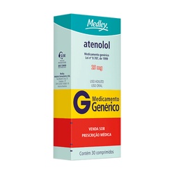 Atenolol 25mg C/30cpr Med